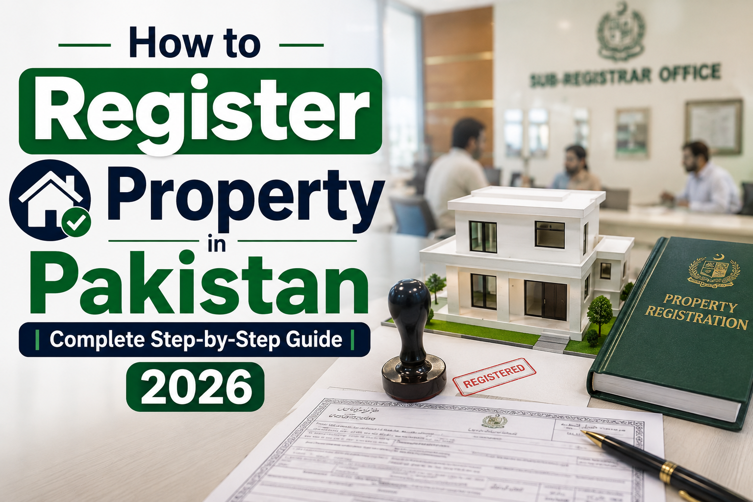How to Register Property in Pakistan | Complete Step-by-Step Guide 2026