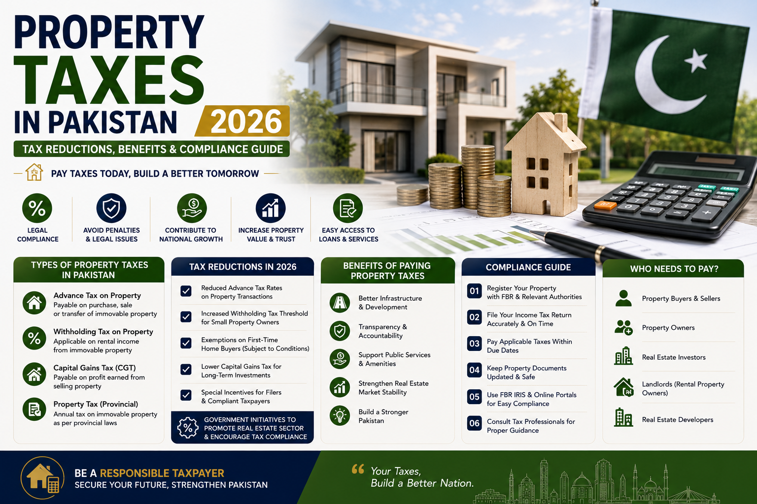 Property Taxes in Pakistan 2026 | Tax Reductions, Benefits & Compliance Guide